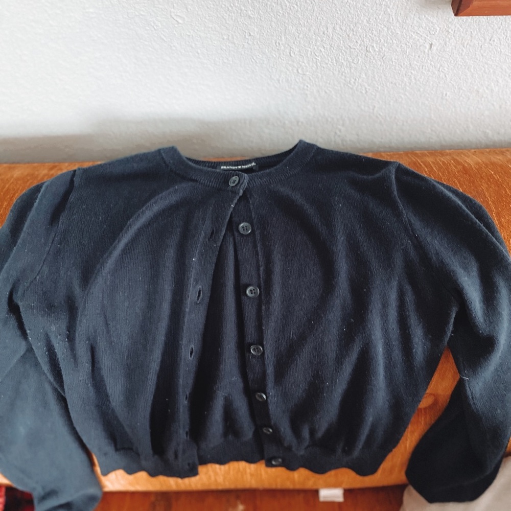 Brandy Melville button up, sweetheart cardigan